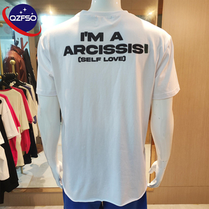 Qzfso เสื้อยืดวินเทจผ้าฝ้ายผู้ชายผู้หญิงเสื้อยืดพิมพ์ลายกราฟิก DTG - Product Image 2