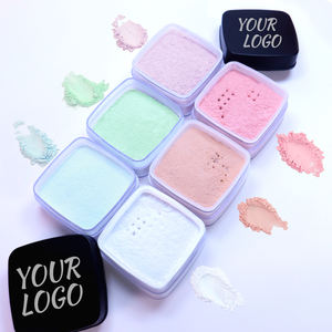 Özel etiket yüz makyaj saydam gevşek toz özel Logo 23 renkler mat su geçirmez gevşek ayar tozu - Product Image 3