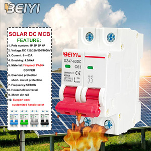 Disjoncteur DC DZ47-63 DC1000V bipolaire 6kA solaire 63 ampères pour système solaire – <span class=keywords><strong>Meilleur</strong></span> prix - Product Image 1
