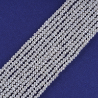 Perles d'eau douce en forme de pomme de terre blanche de 2.8 à 3.2mm en gros-Perles en vrac promotionnelles pour la fabrication de bijoux