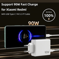 Chargeur mural USB C OEM 90W pour Xiaomi Turbo Charger, compatible avec Xiaomi 14 Ultra/14/13 Ultra/P0c0 X7, adaptateurs de chargeurs USB Type-C, prise EU