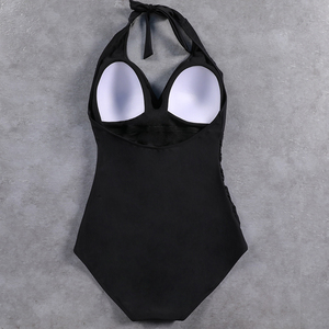 <span class=keywords><strong>Bikini</strong></span> brasileño sexy para mujer, mini, de moda, con corte en V alto y efecto fruncido en glúteos, para chicas jóvenes y maduras. - Product Image 3
