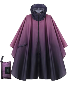 Factory Music <strong>Festivals</strong> Rain <strong>Poncho</strong> with Pocket <strong>Waterproof</strong> Unisex Rain Jacket <strong>for</strong> Hiking, Camping Custom Raincoat with Hooded - Product Image 5