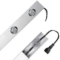 Luz LED de Riel de Aluminio de 12V para Decoraciones Navideñas, Luces de Riel de Aluminio Permanentes para Uso Durante Todo el Año