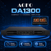 Amplificateur de puissance numérique 4 canaux classe D DA1300 4x2000W 1U pour subwoofer, système de sonorisation PA, amplificador de sonido