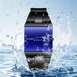 Poedagar 857 Orologio da Polso di Alta Qualità per Uomo con Quadrante Quadrato, Cinturino in Acciaio Inossidabile, Impermeabile, Movimento al Quarzo - Product Image 5