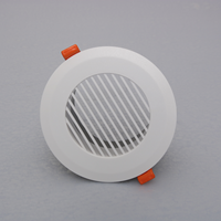 Diffuseur d'air ABS de conception moderne 75 mm 100 mm, grille de ventilation pour système de ventilation CVC