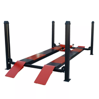 Pont élévateur hydraulique robuste à quatre poteaux de 5 tonnes (11 030 lb) avec vérin roulant pour alignement de voitures