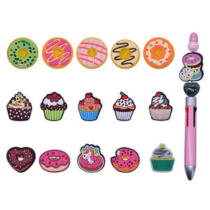 2025การ์ตูนสุดสร้างสรรค์ลูกปัดทรงตรงรูหลวมสำหรับใส่ปากกาลูกลื่นแบบทำมืออุปกรณ์เสริมจี้รูปดอกไม้พวงกุญแจ - Product Image 2