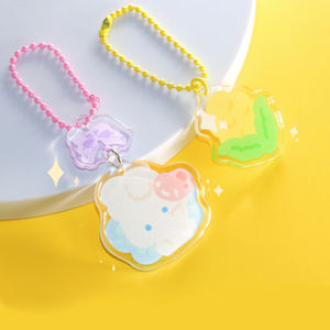 Llavero acrílico logotipo personalizado <span class=keywords><strong>anime</strong></span> llavero de plástico llavero acrílico personalizado encantos de plástico impreso llavero - Product Image 2