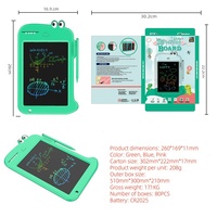 Tablette d'écriture électronique LCD pour enfants avec LED 9 pouces, batterie incluse, magnétisme, garantie 1 an