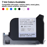 Imprimante portative M20 Mini CIJ TIJ Imprimante à jet d'encre Cartouche d'encre multicolore pour les lots de date effective Machine d'impression à jet d'encre