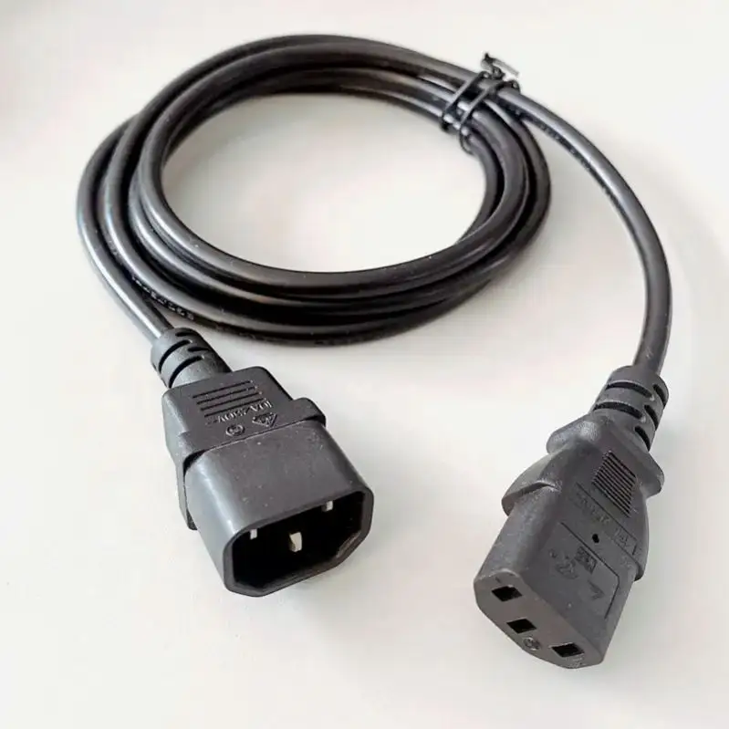 Factory Price Flexible Multicore 15 AWG C14 Power Cable IEC 320 C13 Power Cord Cable