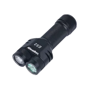 Niwalker ES2 MAX 7050lumen 18W High power 365nm Gebäude block taschenlampe CW NW RGB IR UV Angepasst taschenlampe