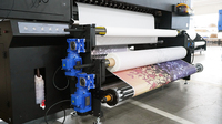 Máquina de Impresión por Sublimación Industrial de 8 Cabezales I3200, Velocidad de 1.85m, con Impresora, Máquina de Impresión Rotativa Textil