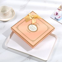 25 pièces en gros, boîte d'emballage de gâteaux biscuits chocolat, boîte d'invitation de fête, boîte cadeau douce avec diviseurs