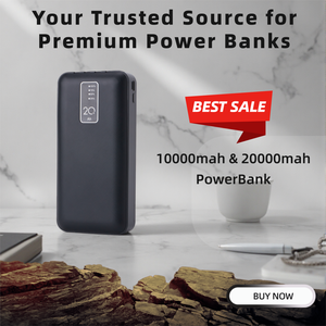 10000mAh 20000mah Power Bank 2A Fast Charging Built-in 4 <b>Cables</b> Phone Holder Lanyard Flashlight XYY-A12 - Product Image 4
