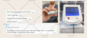 Machine Laser à Diode 980nm de haute qualité 60W Portable <span class=keywords><strong>pour</strong></span> usage domestique traitement des champignons des <span class=keywords><strong>ongles</strong></span> des pieds des orteils US/EU South Moon Nail Fungus - Product Image 2