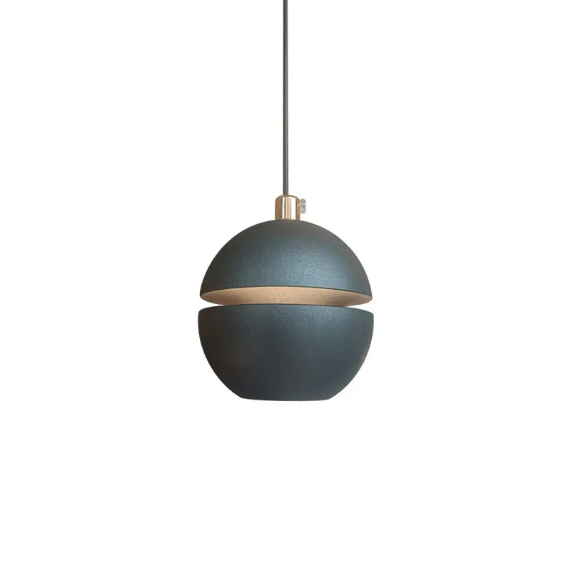 2022 new lift led pendant light ball lampshade minimalist decor Hanging lamp for bedroom bedside home lighting suspension design