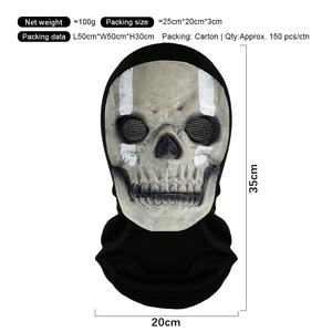 Máscara Táctica Estilo Call of Duty, Cubre Rostro con Logotipo Personalizado, Máscara Militar para Cosplay de Halloween, Venta al Por Mayor - Product Image 2