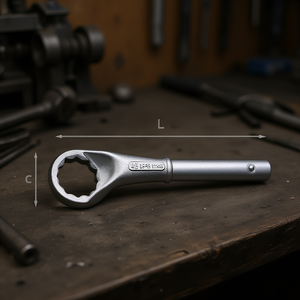 Wrench 253mm Length C Size Opening For Mechanical Repair <b>Tools</b> - Product Image 3