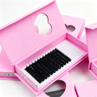 Extensiones de Pestañas JBCCCDCCLMLC LD Velvet Jet Black, Suaves, Mate, Cachemira Coreana, Empaque Personalizado, Cc Lc Dd, Cruelty-Free, Veganas