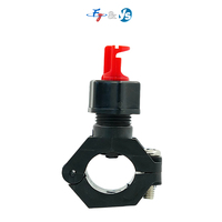 Embout de pulvérisation agricole réglable à large angle en plastique, type clip de tuyau à pince fendue, qualité supérieure