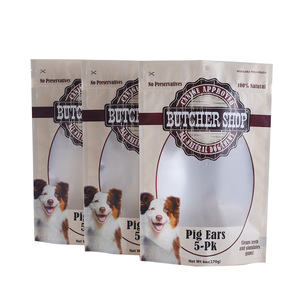 Aperitivos para perros 250g 500g 1kg Golosinas para mascotas Bolsas impresas Orejas de cerdo A prueba de olores Ventana de alta barrera Golosinas personalizadas para perros Bolsas personalizadas - Product Image 3