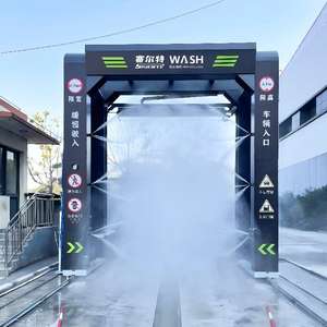 전기 트럭 자동 세차 시스템 터치리스 6 가지 기능 소독 기능 60kW 100bar 핫딥 아연 도금 스틸 - Product Image 4