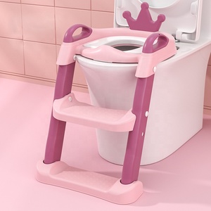 Orinal de Plástico con Escalón para Niños, Inodoro Infantil, Taburete Plegable, Escalera, Inodoro para Niños - Product Image 1