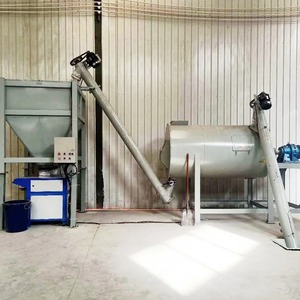 Simple Dry Mortar Mixing Plant Wall Putty Gypsum Powder <strong>Plaster</strong> Skim Coat Cement <strong>Mixer</strong> Tile Adhesive Grout Glue Making Machine - Product Image 2