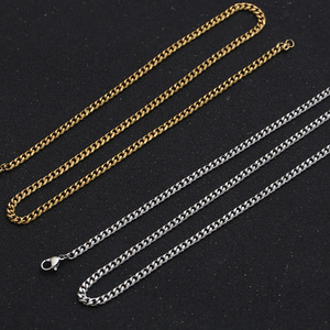 European American Style Clavicle <b>Chain</b> <b>Titanium</b> Steel Hexagon Men's Necklace CE595 Gift Jewelry - Product Image 5