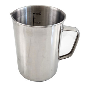 Mu Zixing 304 Stainless Steel Graduated <b>Measuring</b> Cup 2L Kitchen Baking Milk Tea Laboratory Use - Product Image 2