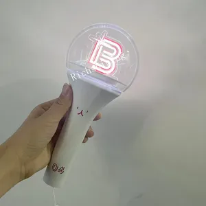 OEM вращающийся логотип акриловые световые палочки EXO Kpop, товары, светодиодная светящаяся фар-Палка для концертного мероприятия