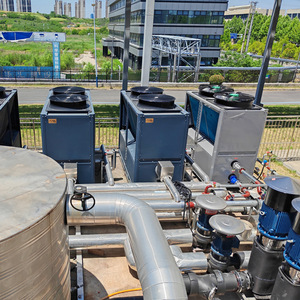 Pompe à chaleur air-eau haute température, équipement de chauffage double source pour l'économie d'énergie dans l'industrie des semi-conducteurs et de l'électrodéposition - Product Image 1