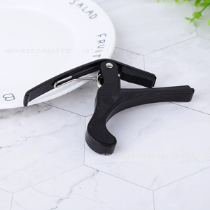 Capo para guitarra con agarre metálico, transpositor universal para guitarra y ukelele, 5 colores, acabado pulido, accesorio duradero - Product Image 2