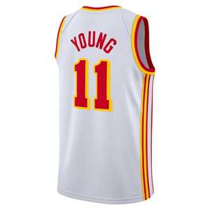 2024-25ニューアトランタ高品質バスケットボールジャージー縫製ロゴ刺繍入りジャージーカスタムジャージーロゴ付き - Product Image 3