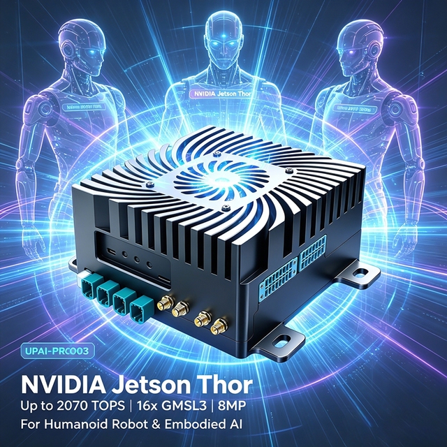NVIDIA Blackwell GPU Edge AI Computer 25GbE Ethernet for Autonomous Driving Robot Fleet