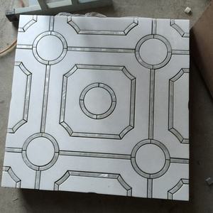 DTH Pietra buon prezzo puro <span class=keywords><strong>marmo</strong></span> bianco della miscela madre di perla in <span class=keywords><strong>marmo</strong></span> a getto d'acqua disegni - Product Image 3