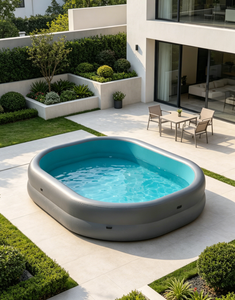 <span class=keywords><strong>Piscine</strong></span> portable d'extérieur pour jardin et terrasse, résistante aux UV et étanche, pour des moments de plaisir en famille cet été - Product Image 1
