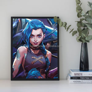 Caráter de impressão 3d personalizado, caráter anime 3d efeito lenticular da folha com moldura - Product Image 5