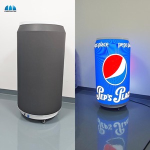 Pantalla LED Interior Personalizada con Forma de Botella de Cerveza P1.86, Flexible, para Refrigerador, Publicidad en Forma de Cilindro - Product Image 2