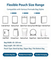 Machine d'emballage automatique rotative pour sachets préformés avec peseuse multi-têtes pour granulés et céréales en sachets stand-up, certifiée CE, du fabricant