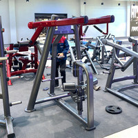Equipo de gimnasio de ejercicio de alta calidad Máquina de fila súper alta para equipo de entrenamiento de espalda