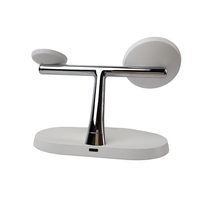 Cargador Inalámbrico Magnético 3 en 1 de 15W, Base de Carga Inalámbrica para Teléfono, Cargador Inalámbrico para Samsung iPhone