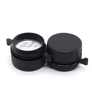 Bouchons à vis en plastique à double oreille de 42 mm en PP pour bouteilles cosmétiques et peintures, anti-déversement, vente en gros usine - Product Image 1