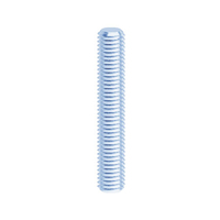 DIN976 Threaded Rod M16 X 70 Trivalent Blue White Zinc Grade 8.8 Double Head Stud Bolt Metric Studs B1=1.25D Heavy Industry
