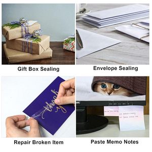 Canada Gói 12 Cuộn 3/4 Inch X 50yds Rõ Ràng <span class=keywords><strong>Bopp</strong></span> Trong Suốt Màu Vàng Quà Tặng Bọc Băng 3Inch Core Dispenser Cho Nhà Trường - Product Image 5