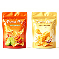 Sachet Doypack Personnalisé pour Chips de Pommes de Terre, Emballage en Plastique pour Chips de Banane et Noix de Coco, Sac Alimentaire Doypack