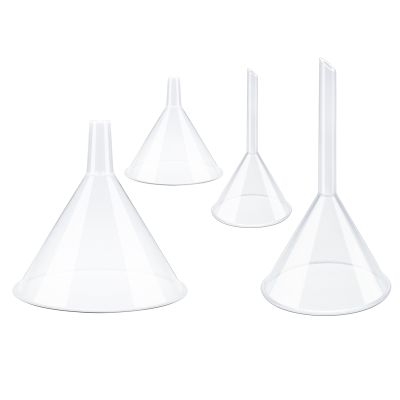 Высококачественная утолщенная пластиковая воронка прозрачная все характеристики для лаборатории